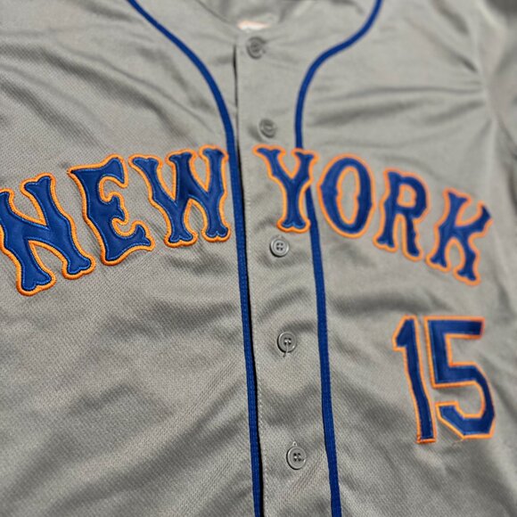 Tim Tebow New York Mets Majestic Embroidered Jersey - Picture 3 of 6